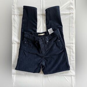 Levi’s 311 Shaping Skinny Dark Blue Corduroy Pants